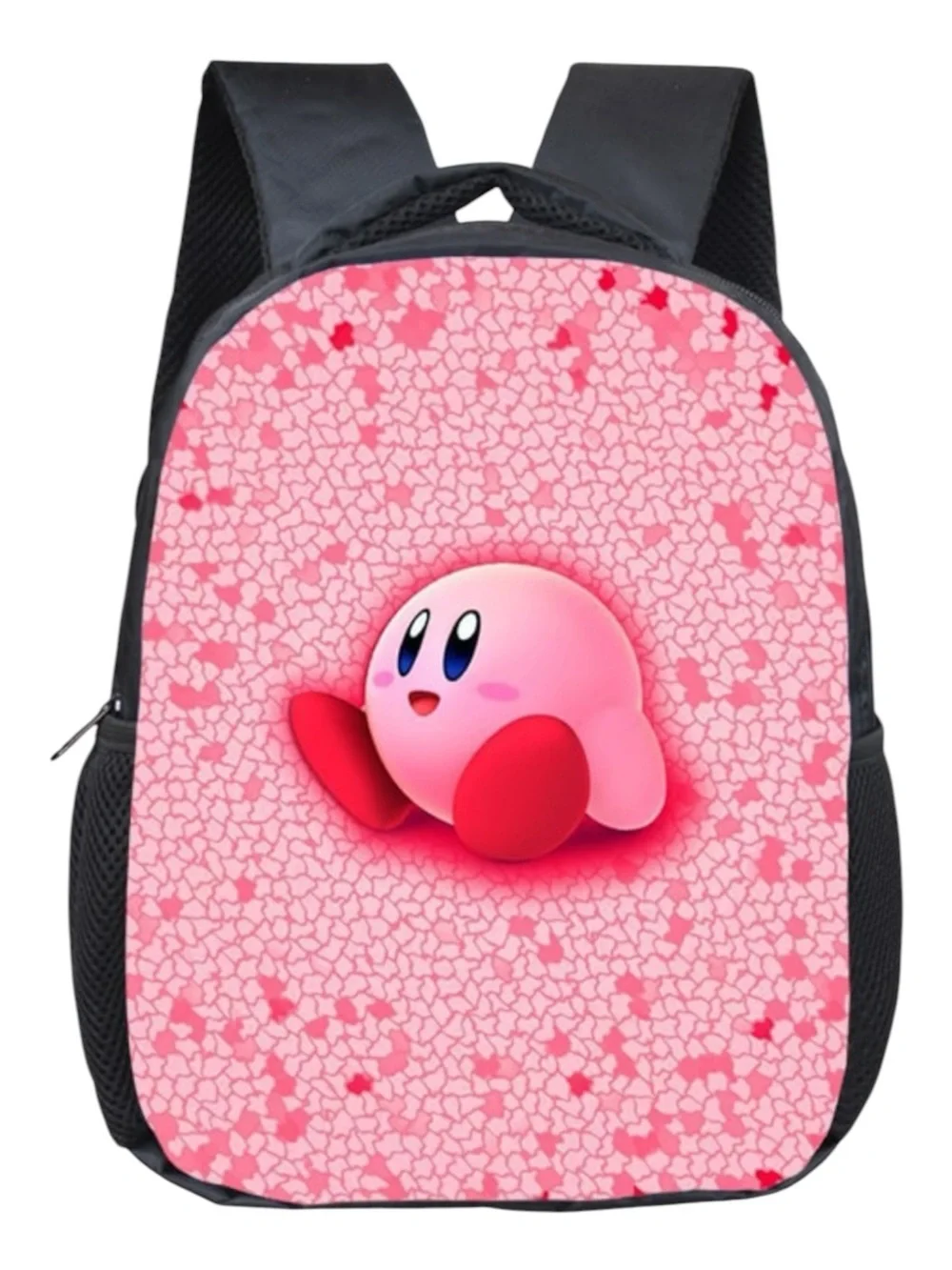 3 Pieces Pink Kirby Backpack Lunch Bag And Pencil Case